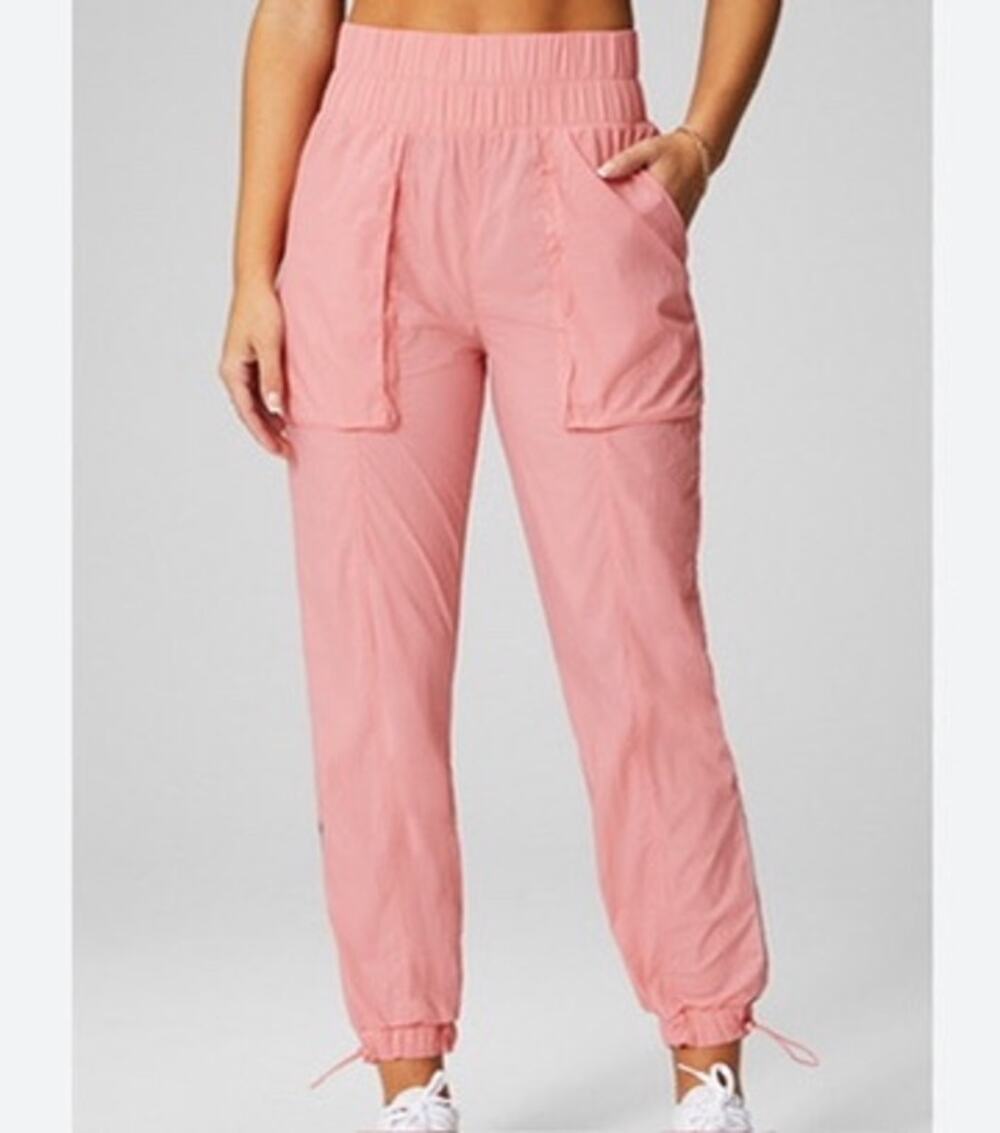 Fabletics Ultra High Waisted Piped Nylon Pant | Size Medium
